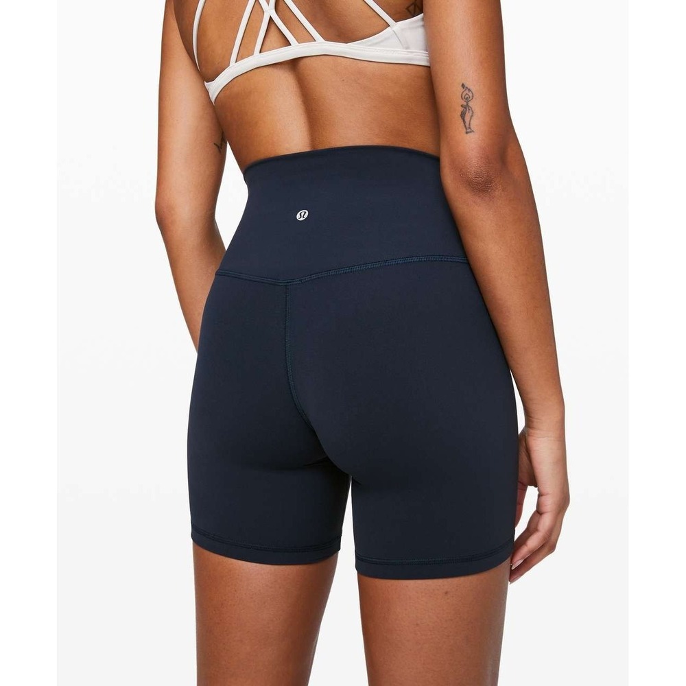 lululemon athletica High-Rise Black Athletic Bike Shorts